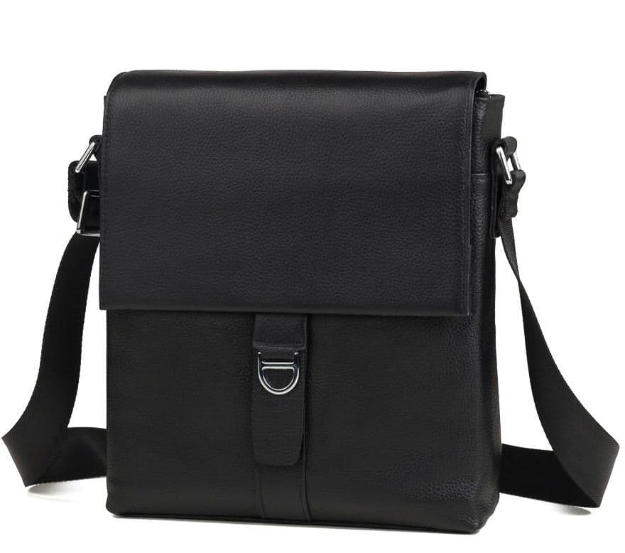 Сумка-мессенджер мужская через плечо натуральная кожа Tiding Bag M2860A