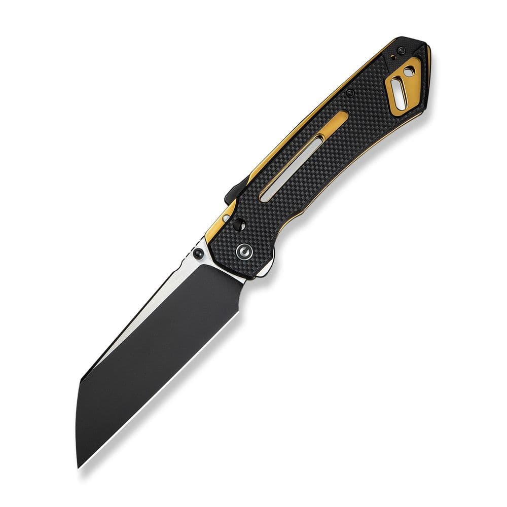 Ніж складаний тактичний Civivi Buster FG, (10.7 см) Nitro-V / G10 чорно-золотий