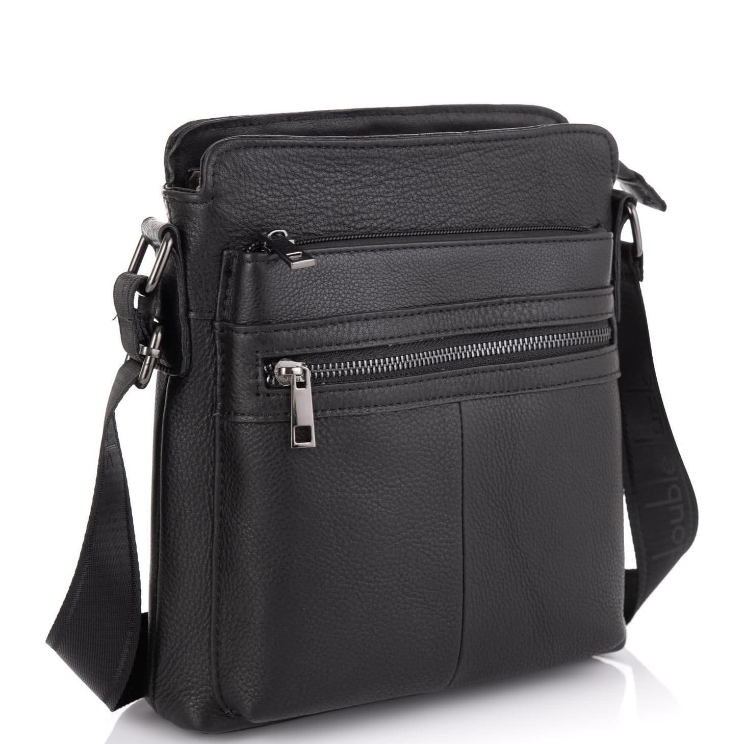 Стильная мужская кожаная сумка через плечо Tiding Bag NM20-0101A