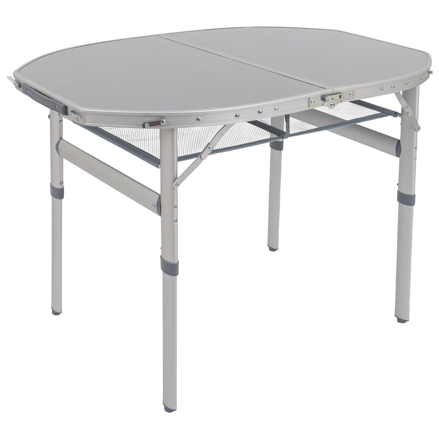 Стіл Bo-Camp Premium Oval 100x70 cm Grey (1404424)