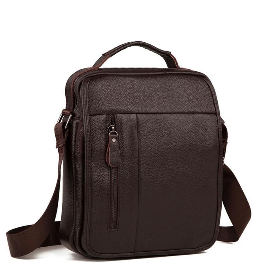 Містка сумка через плече з натуральної шкіри Tiding Bag A25-2158C