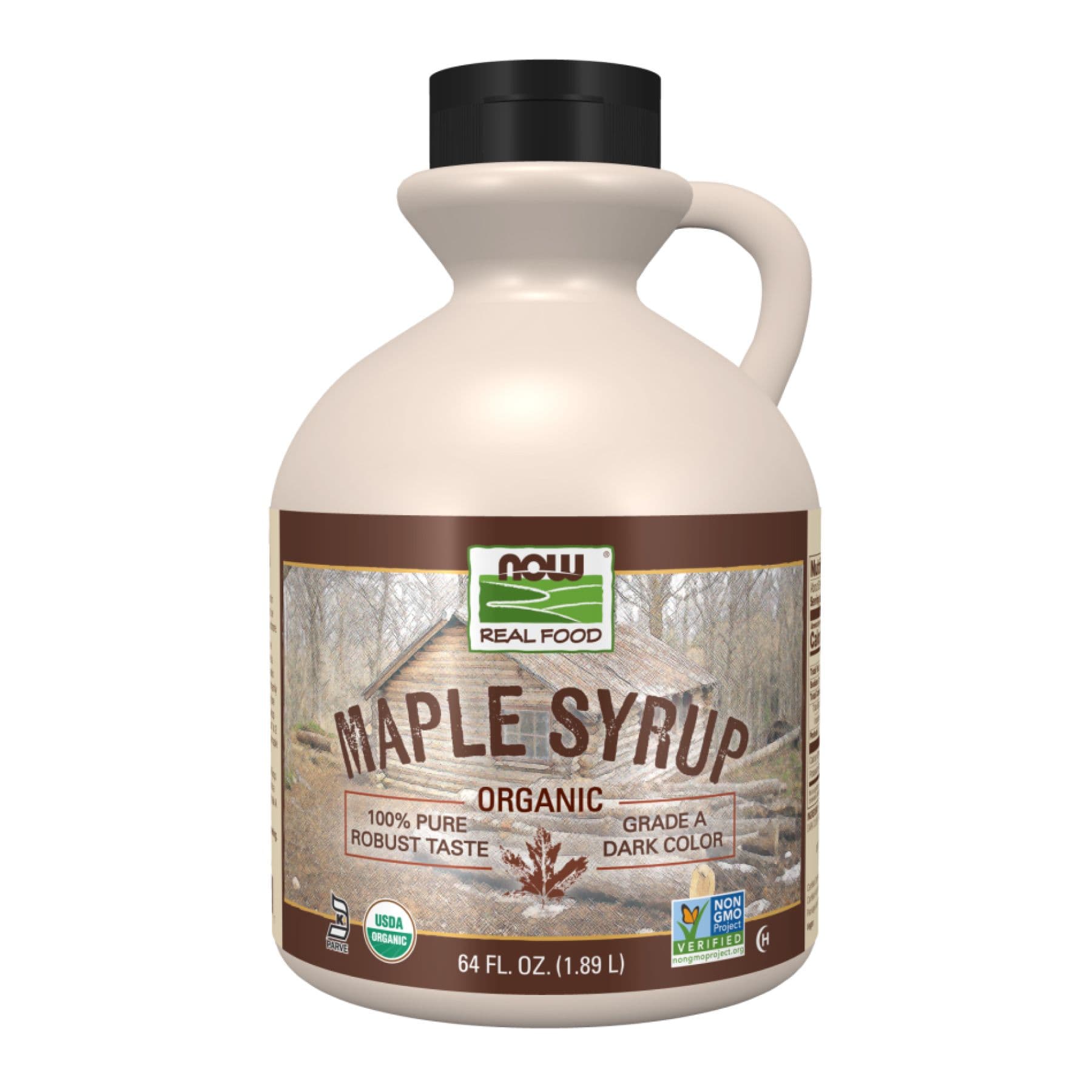 Maple Syrup Organic Grade A Dark Color - 473 ml (Затерта дата)