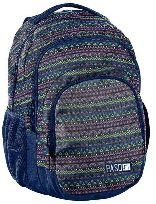 Рюкзак молодежный PASO 18-2706PC разноцветный