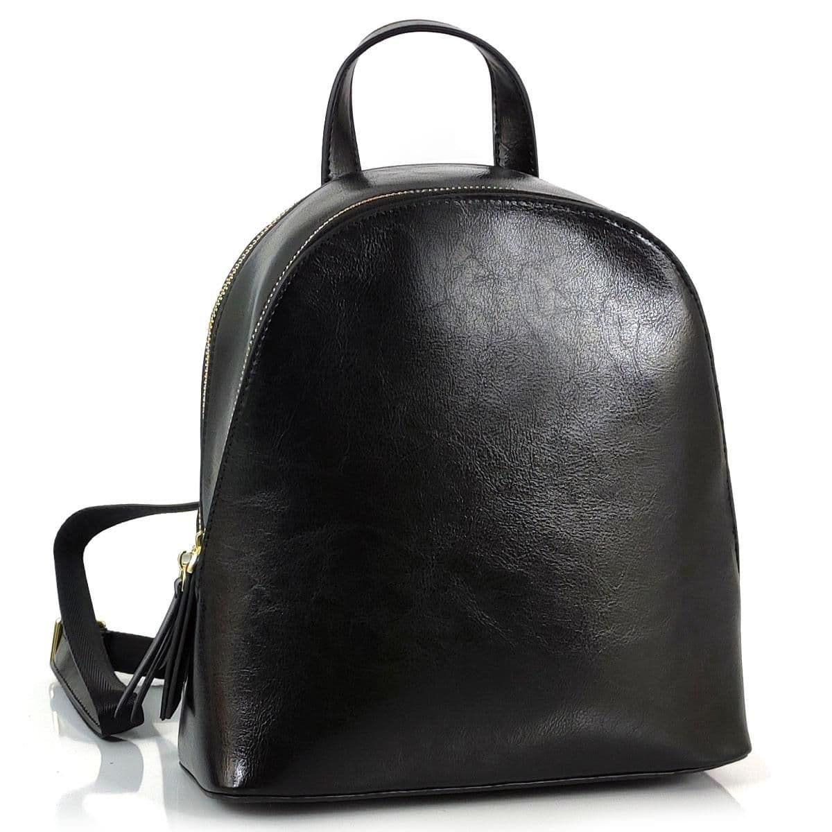 Рюкзак черный Olivia Leather F-S-Y01-7005W