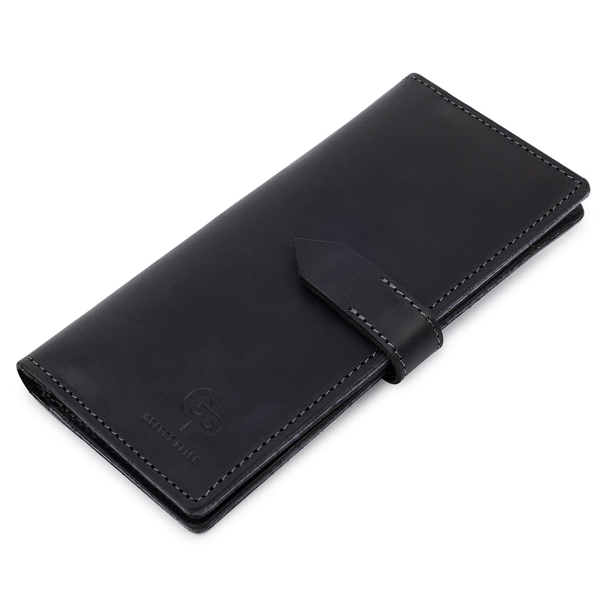 Стильное матовое мужское портмоне GRANDE PELLE 11560 Черный