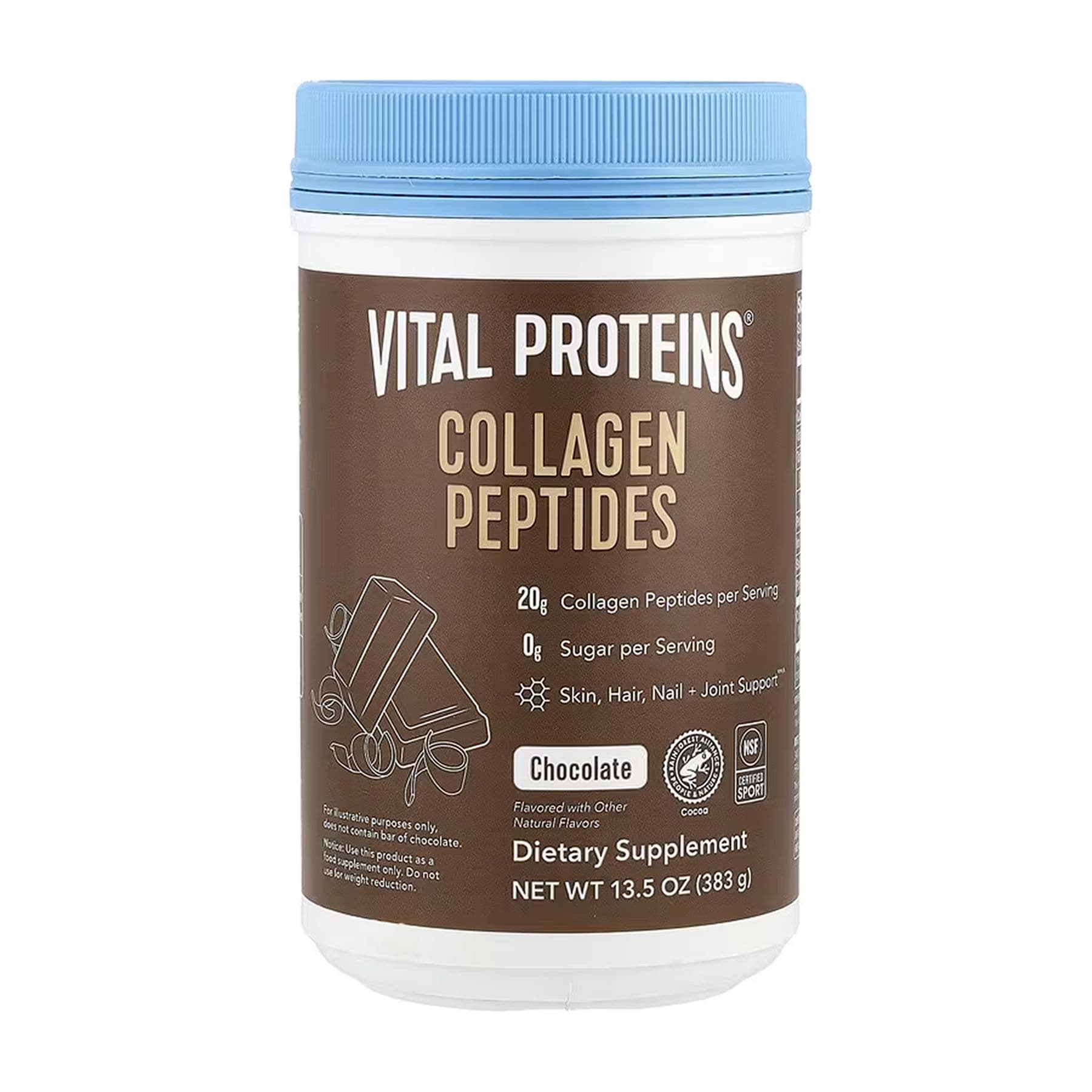 Collagen Peptides - 383g Chocolate (Повреждена банка)