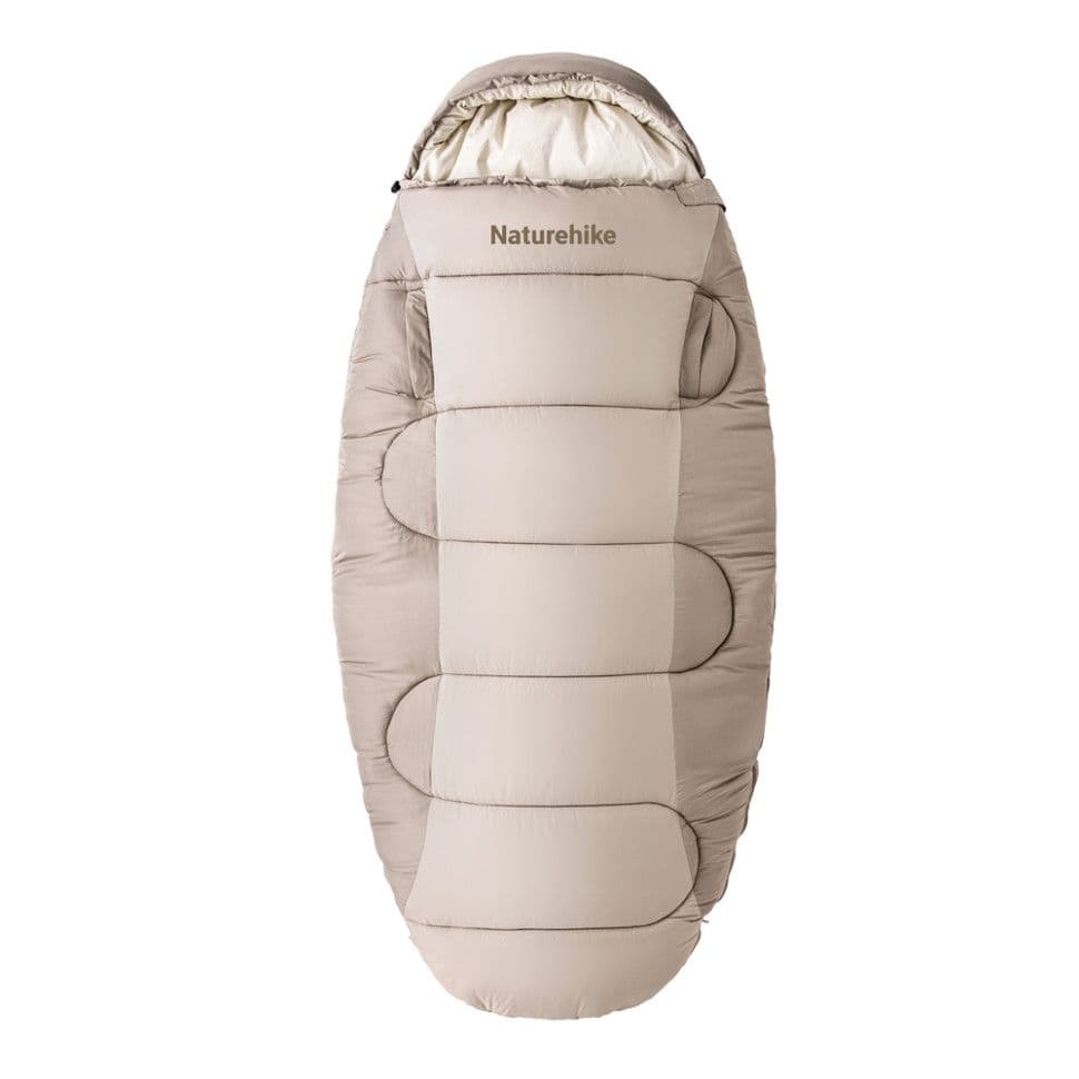 Спальний мішок овальний Naturehike PS200 CNK2350WS026, бежевий