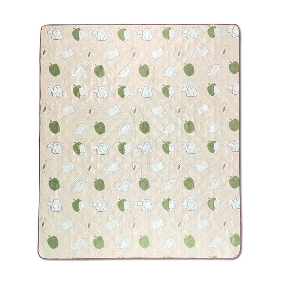 Килимок для пікніка водостійкий Naturehike CNK2350WS010, 210x240 см, бежевий з принтом
