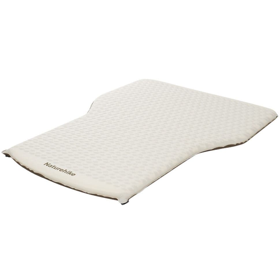 Матрац автомобільний кемпінговий двомісний Naturehike CNK2450WS010, 197х134х6,5 см світлий із вбудованою помпою для надування
