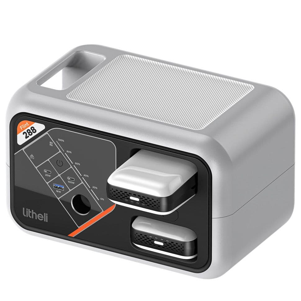 Портативна зарядна станція Litheli FLINT В288, 300Вт, 287 Вт·год + 2 Power Bank