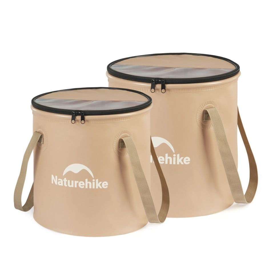 Складане відро для води з ЕВА Naturehike CNK2350CF010, 20 л, бежевий