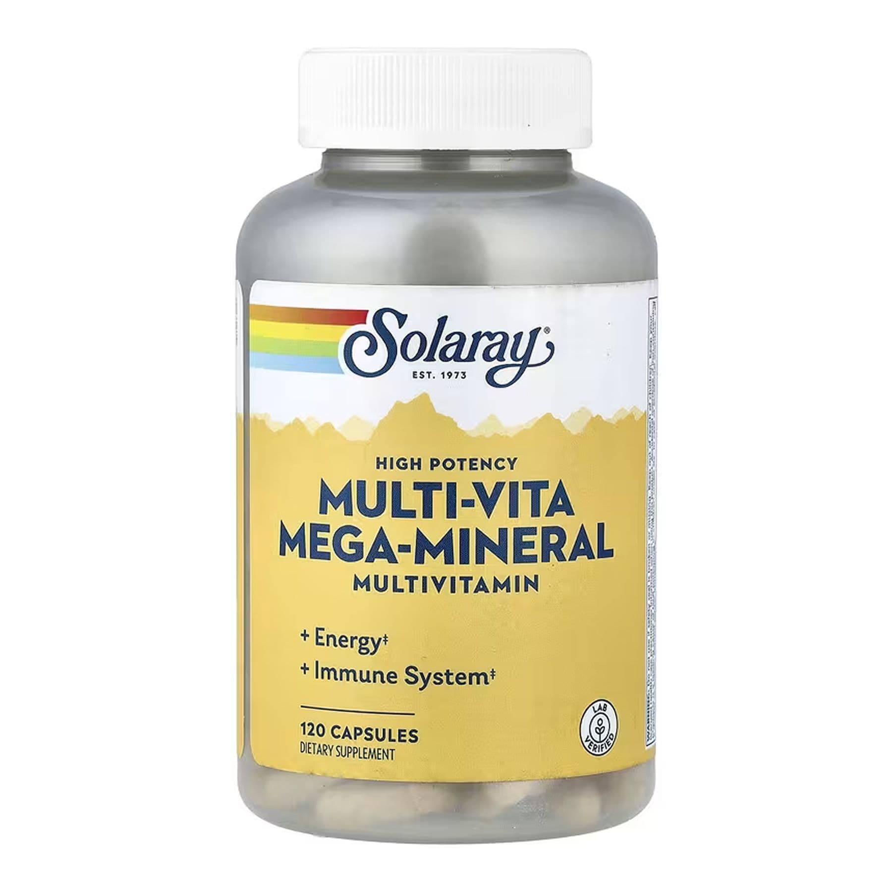 Мега-минеральный мультивитамин, 120 капсул, Solaray