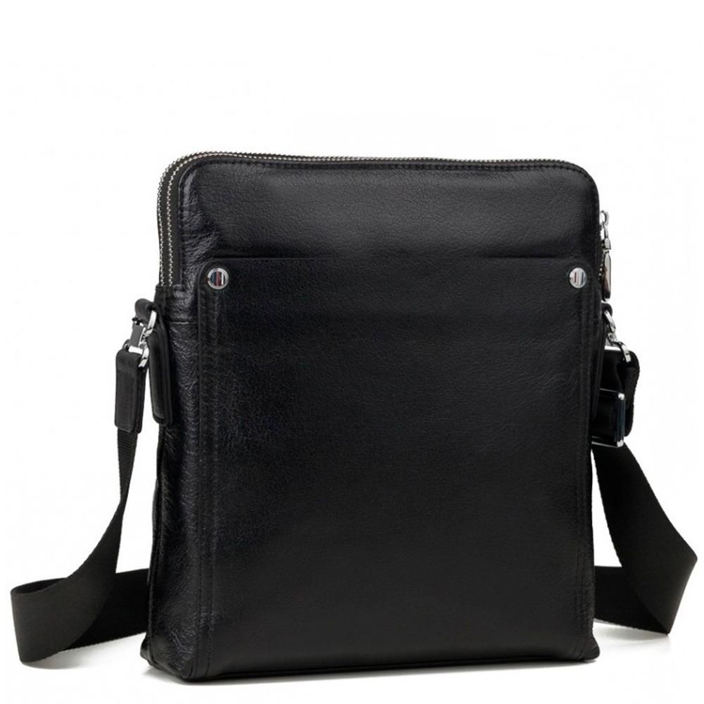 Класична чоловіча сумка через плече з натуральної шкіри TIDING BAG M5861-1A