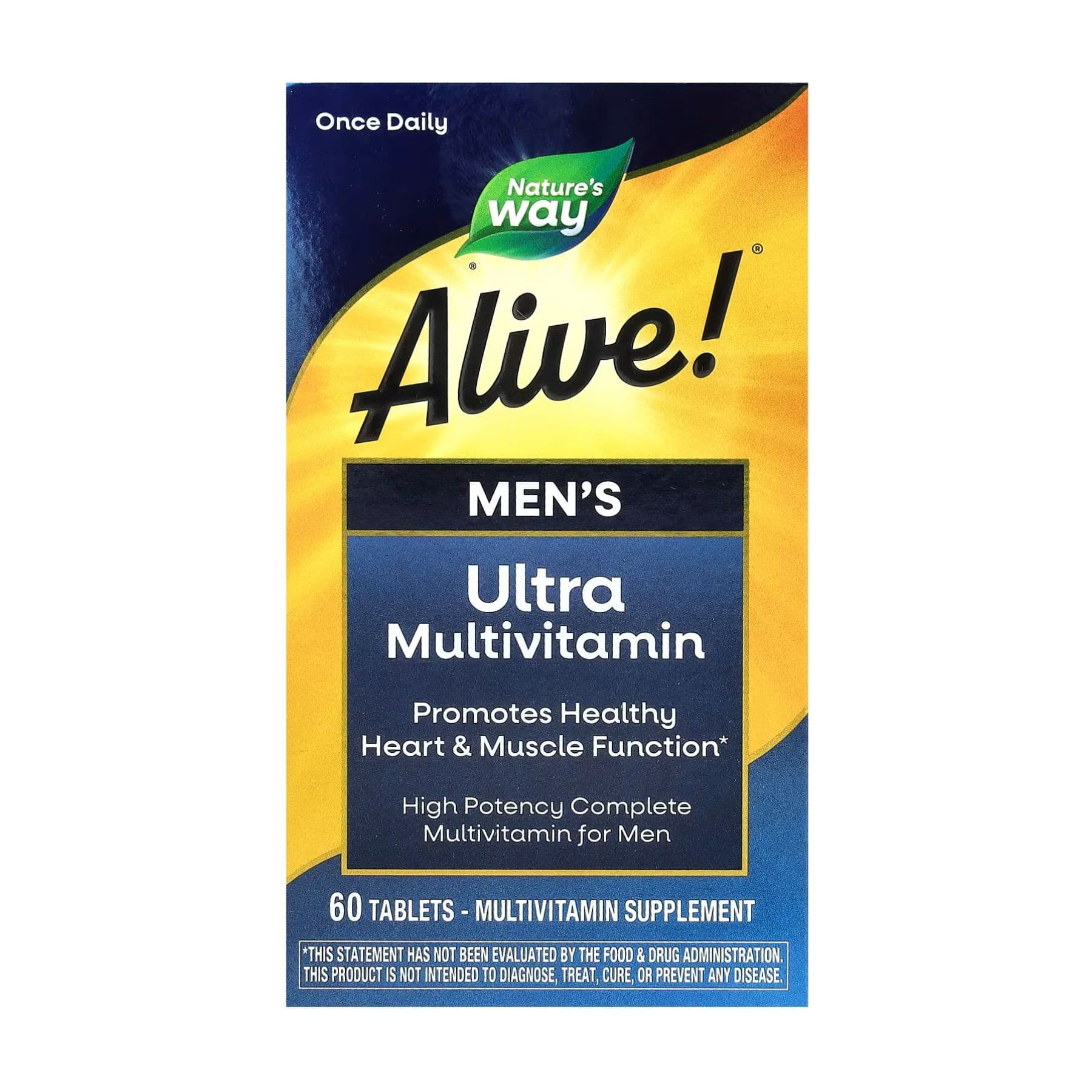 Мультивитамины для мужчин Once Daily Ultra, 60 таблеток, Nature's Way