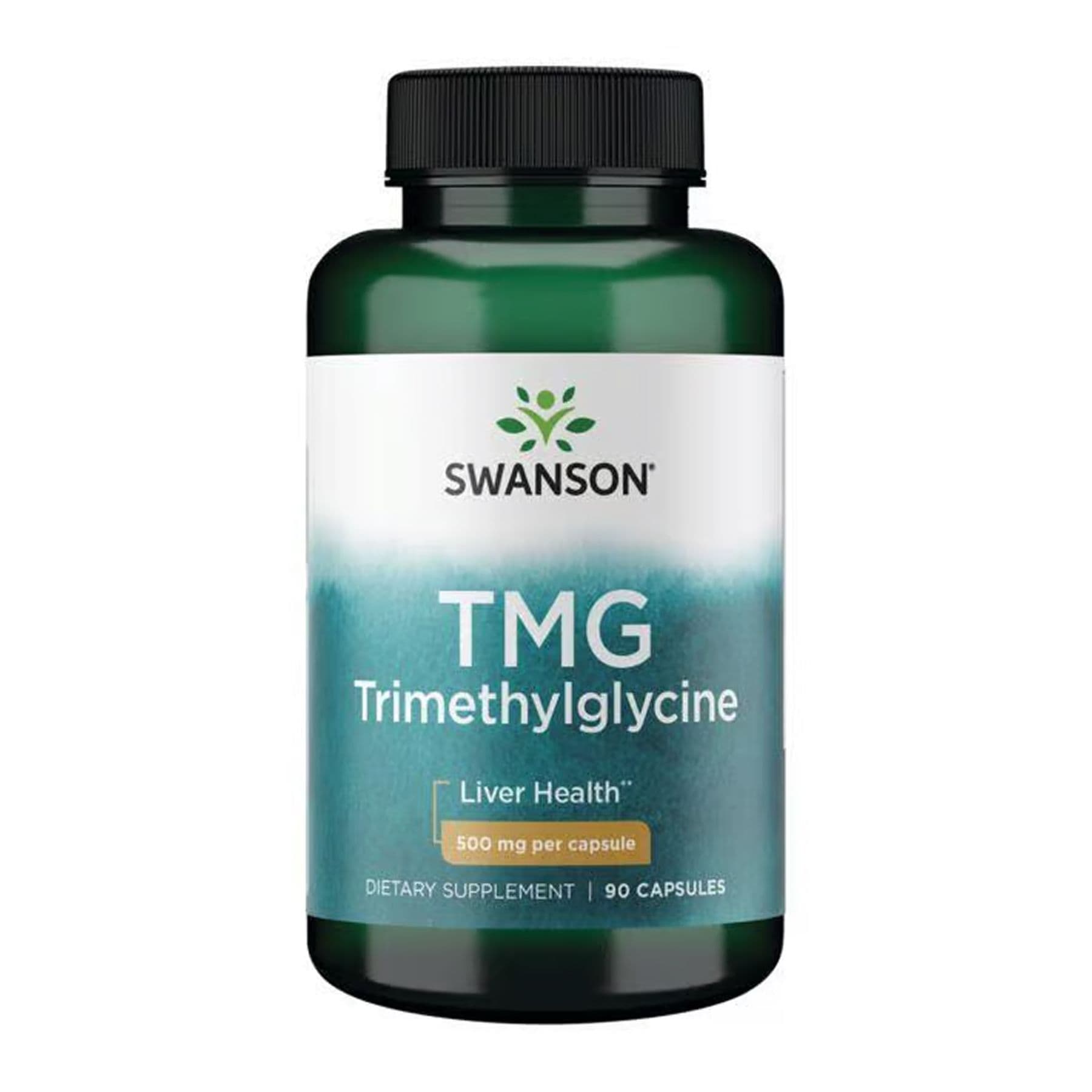 TMG (триметилглицин) 500 мг, 90 капсул, Swanson