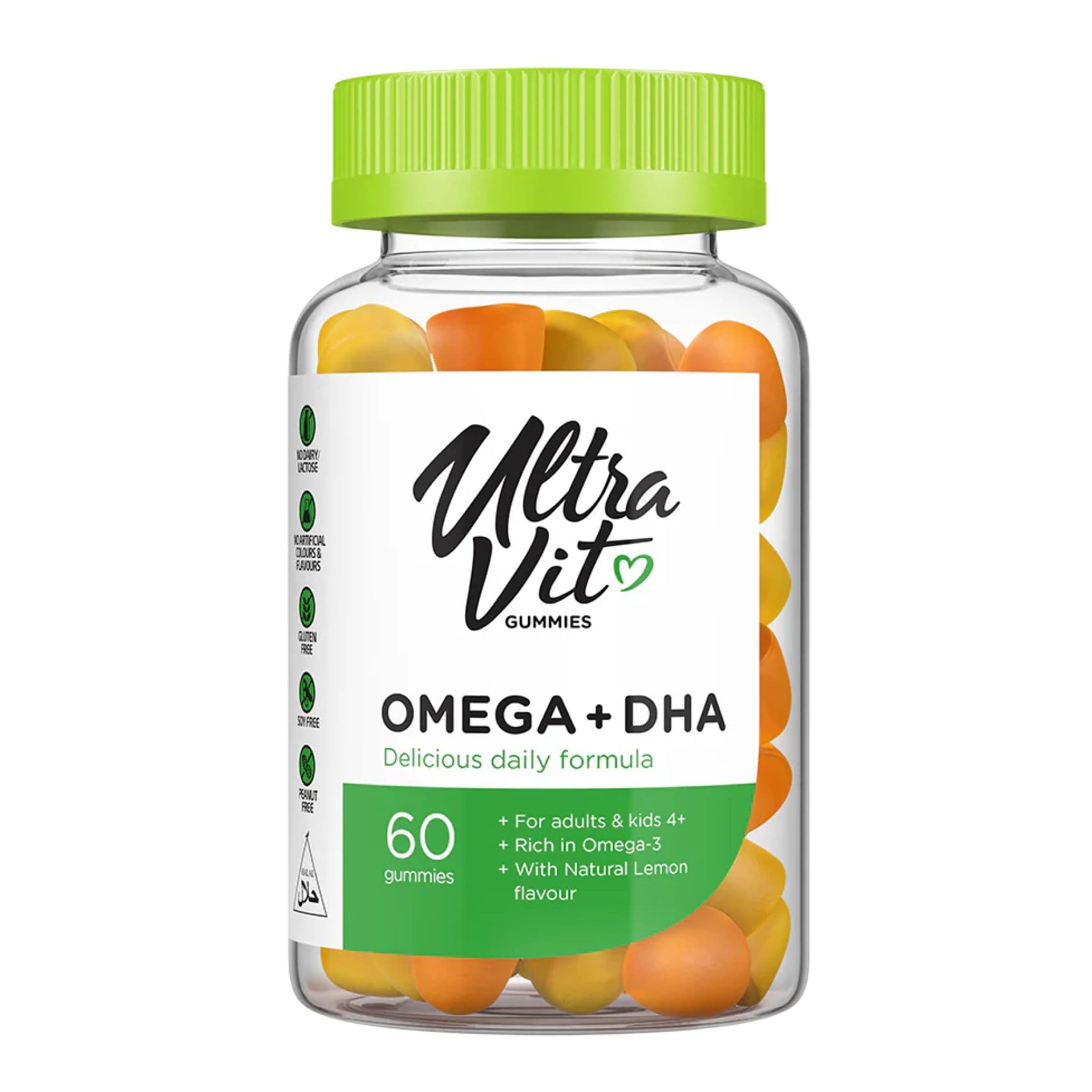 Omega 3 + DHA 60 gummies (Пошкоджена банка)
