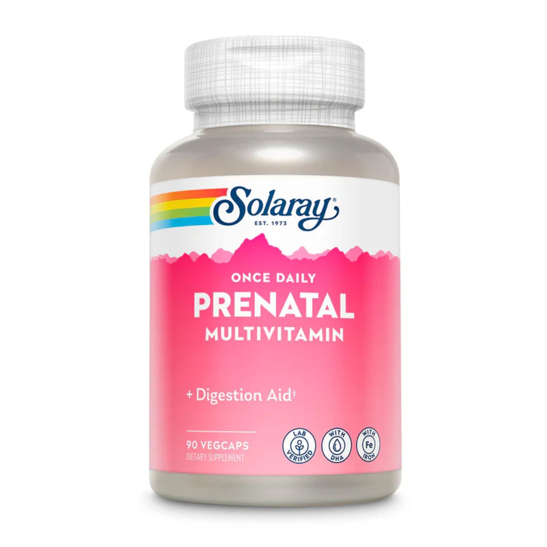 Once Daily Пренатальний Multi-Vita, 90 вег. капсул, Solaray