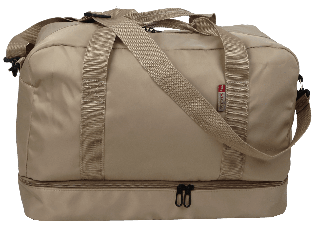 Дорожная сумка с отделом для обуви 40L Wallaby бежевый