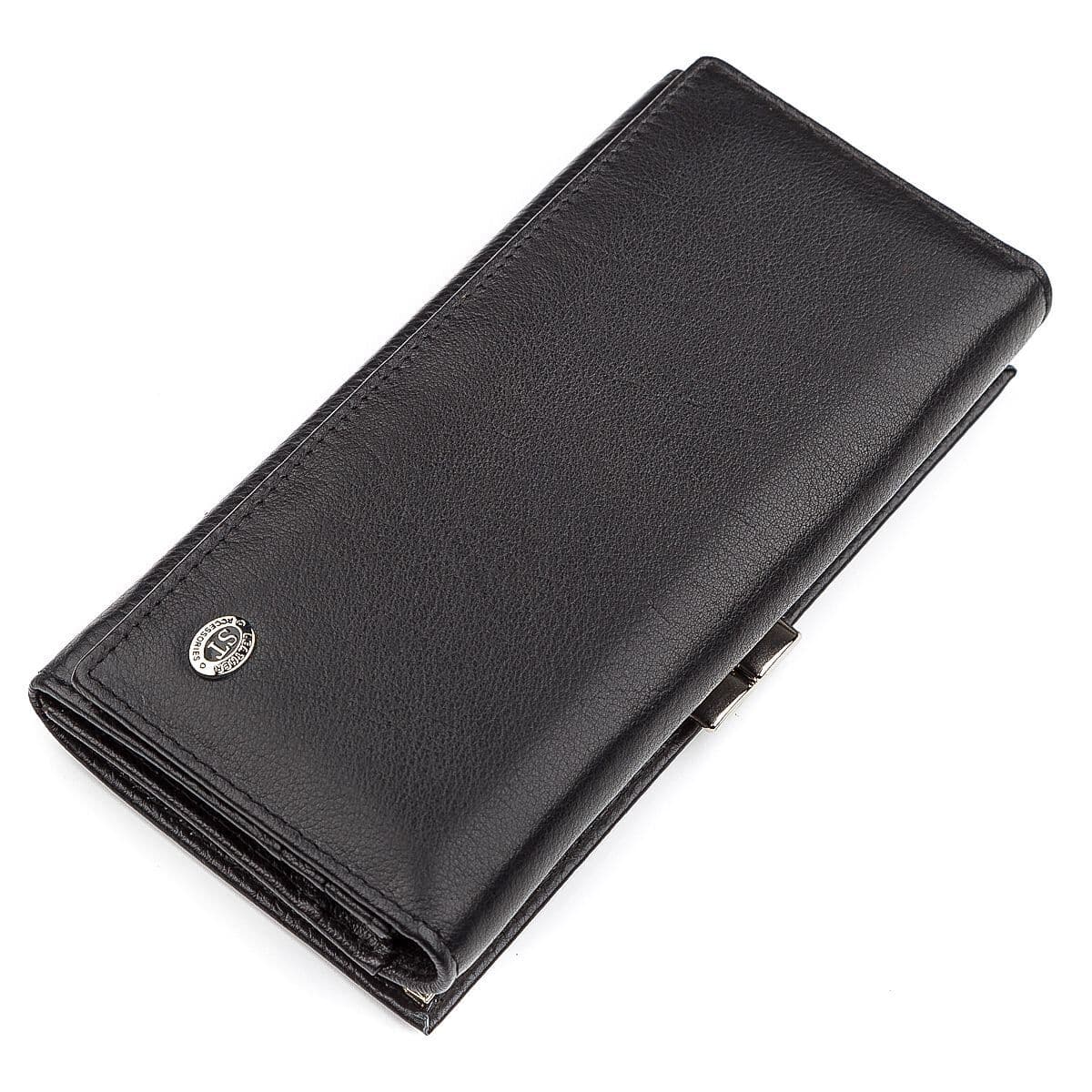 Гаманець жіночий ST Leather 18404 (ST1518) класичний Чорний — фото 1