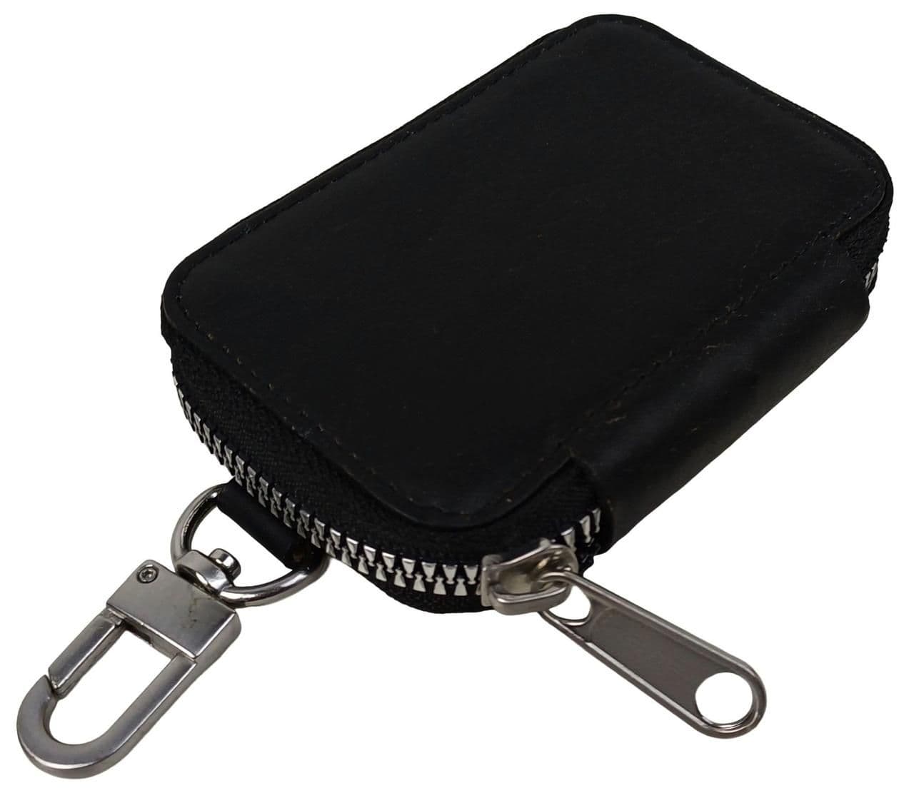 Ключниця, чохол для ключів із натуральної шкіри Luxury Key Case, чорна