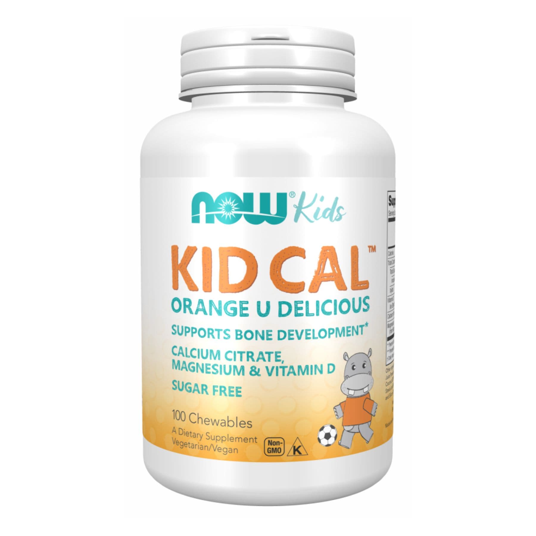 Kid-Cal, жевательный кальций, 100 конфет, Now Foods