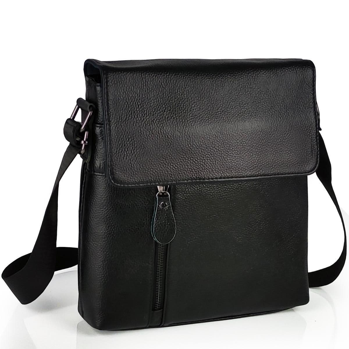 Чоловічий шкіряний месенджер з клапаном Tiding Bag A25-238-1A