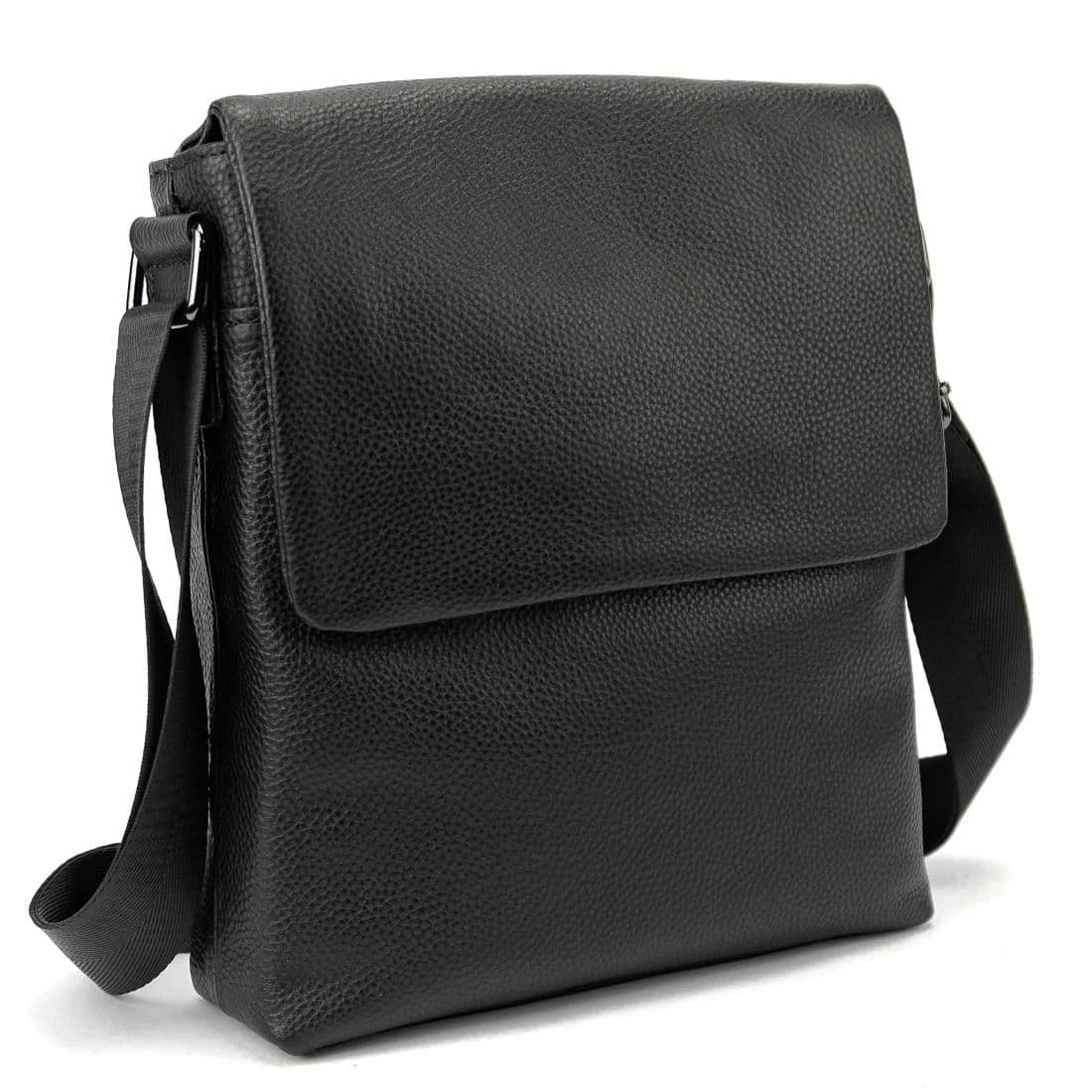 Чоловіча шкіряна сумка через плече з клапаном Tiding Bag M56-3568A