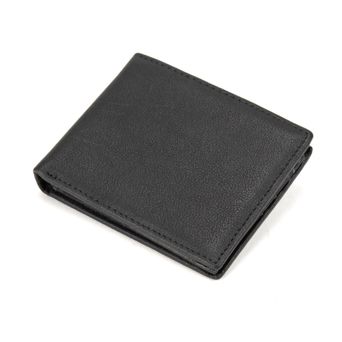 Портмоне шкіряне чорне маленьке Tiding Bag M39-9923 FRA