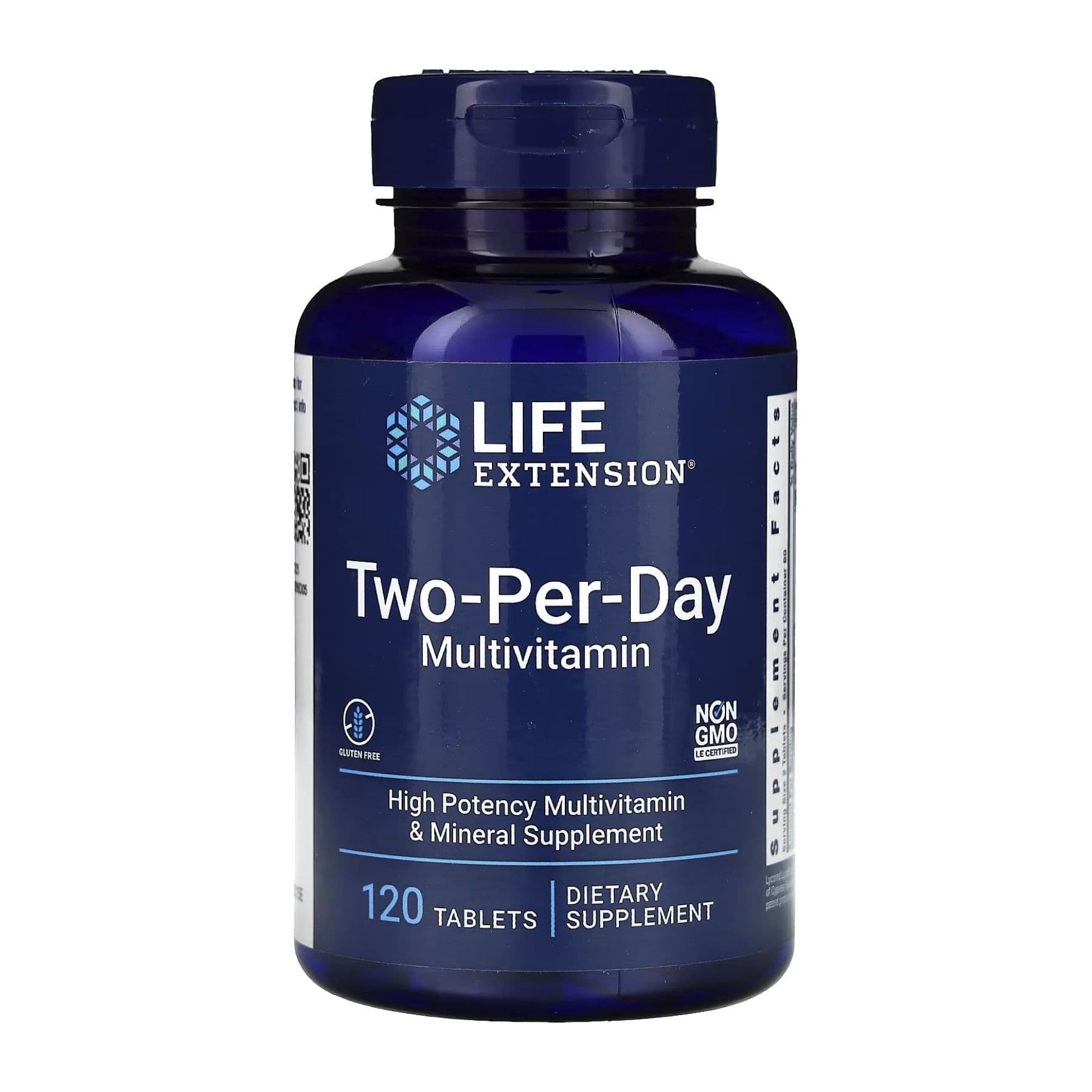 Two-Per-Day мультивитамины, 120 таблеток, Life Extension