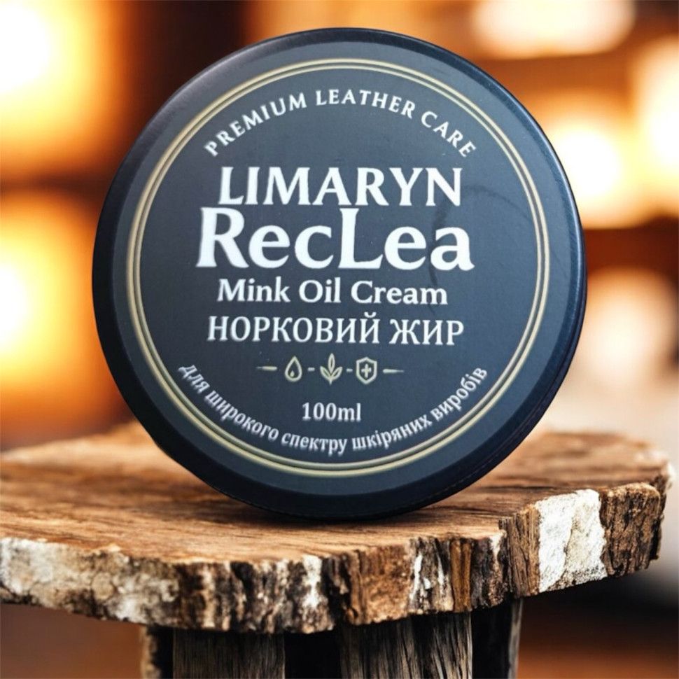 Limaryn RecLea 100ml Норковый жир для кожаных сумок и изделий (Лимарин РекЛеа)