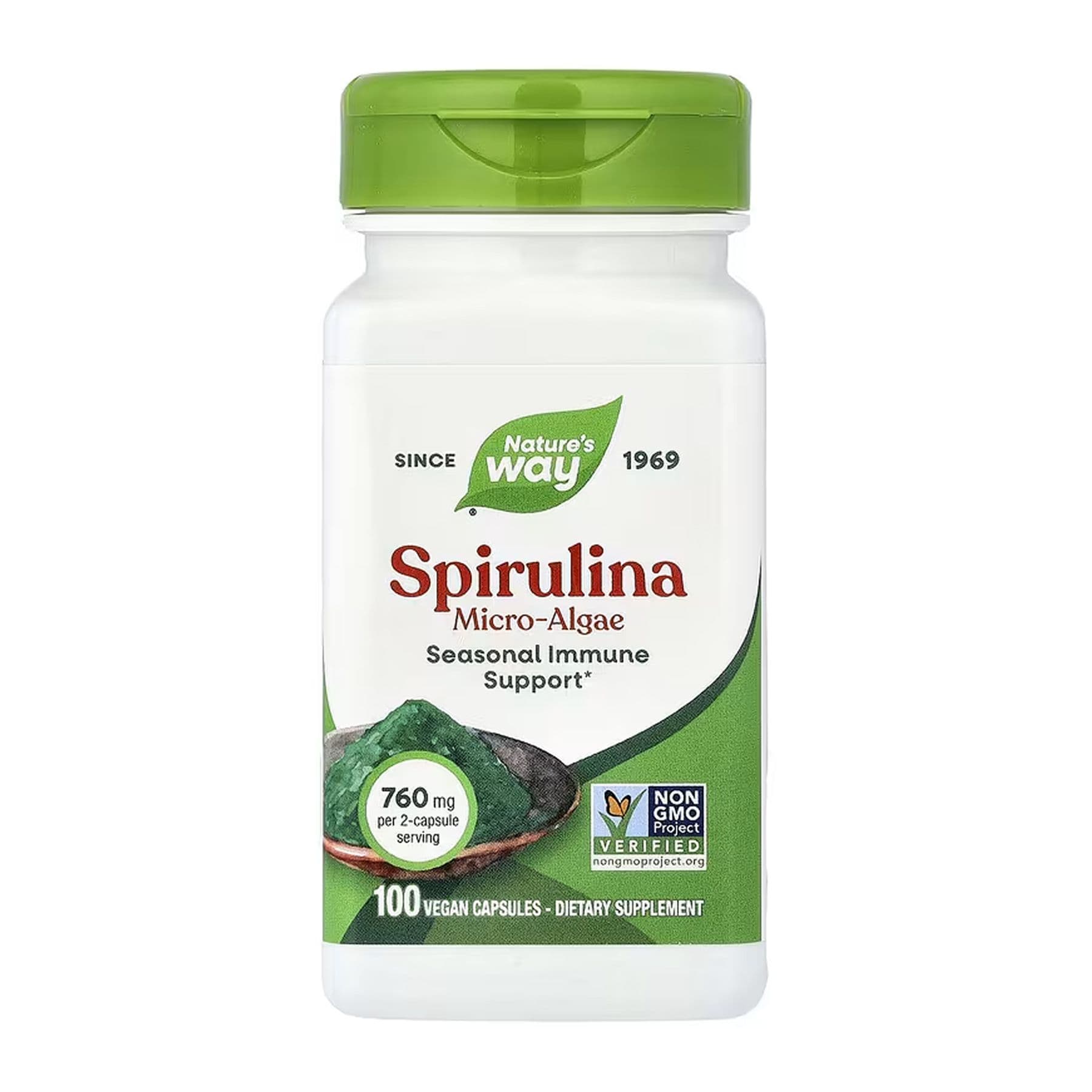 Спіруліна Micro-Algae, 100 вег. капсул, Nature's Way