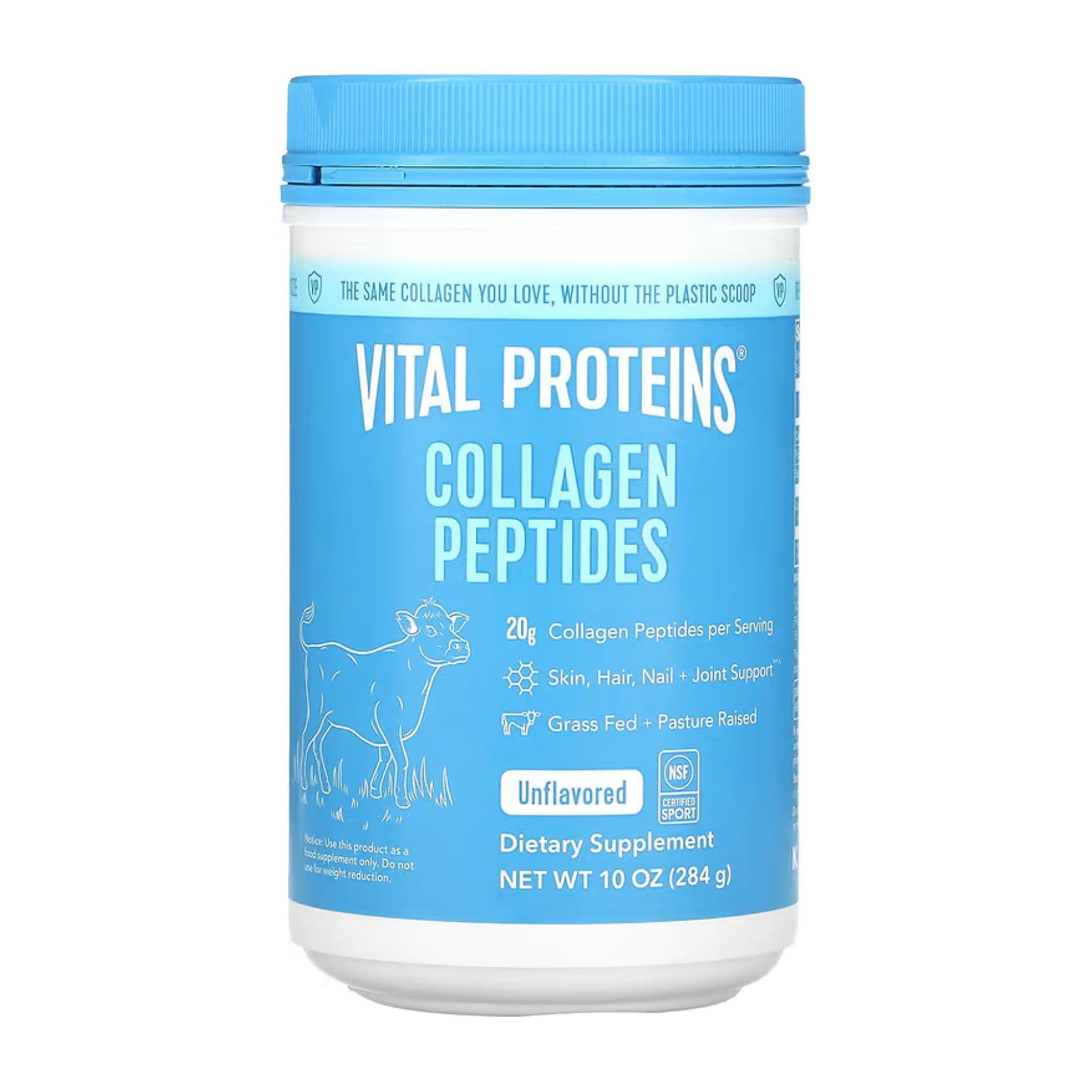 Collagen Peptides - 284g Unflavored (Повреждена банка)