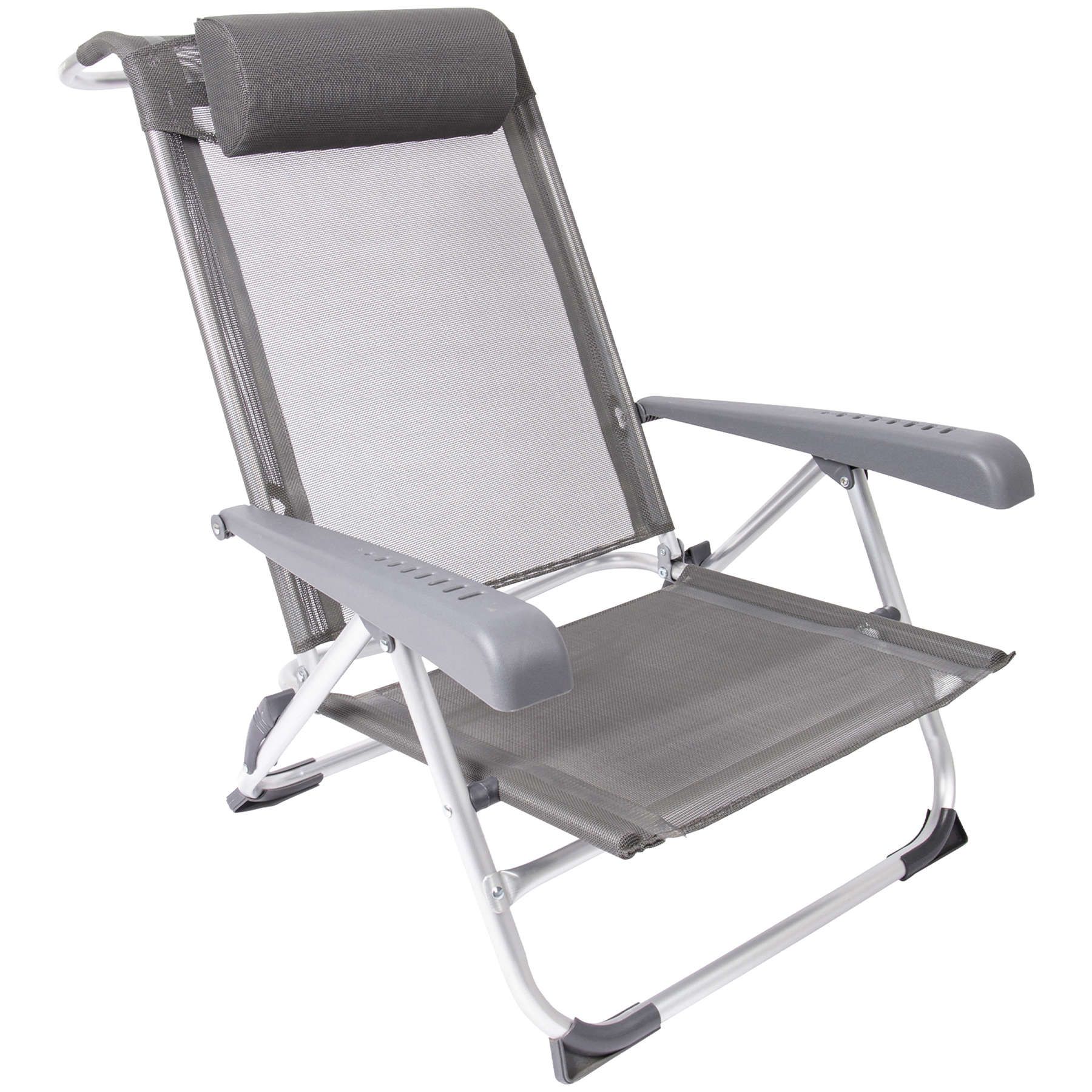 Крісло розкладне Bo-Camp Saint-Tropez Grey (1204796)