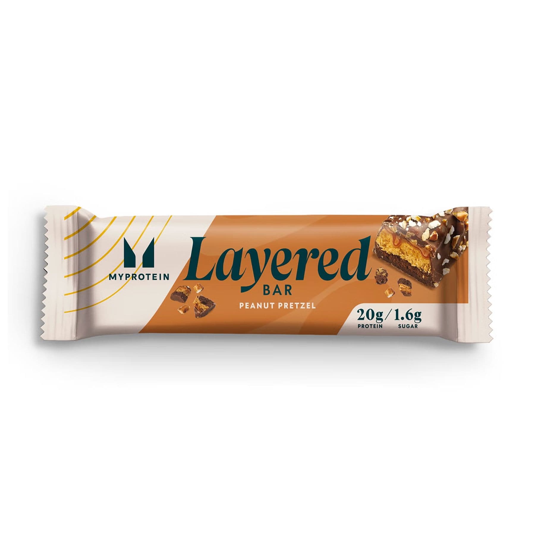 Layered Bar - 60g Chocolate Peanut Pretzel (Поштучно) — фото 1