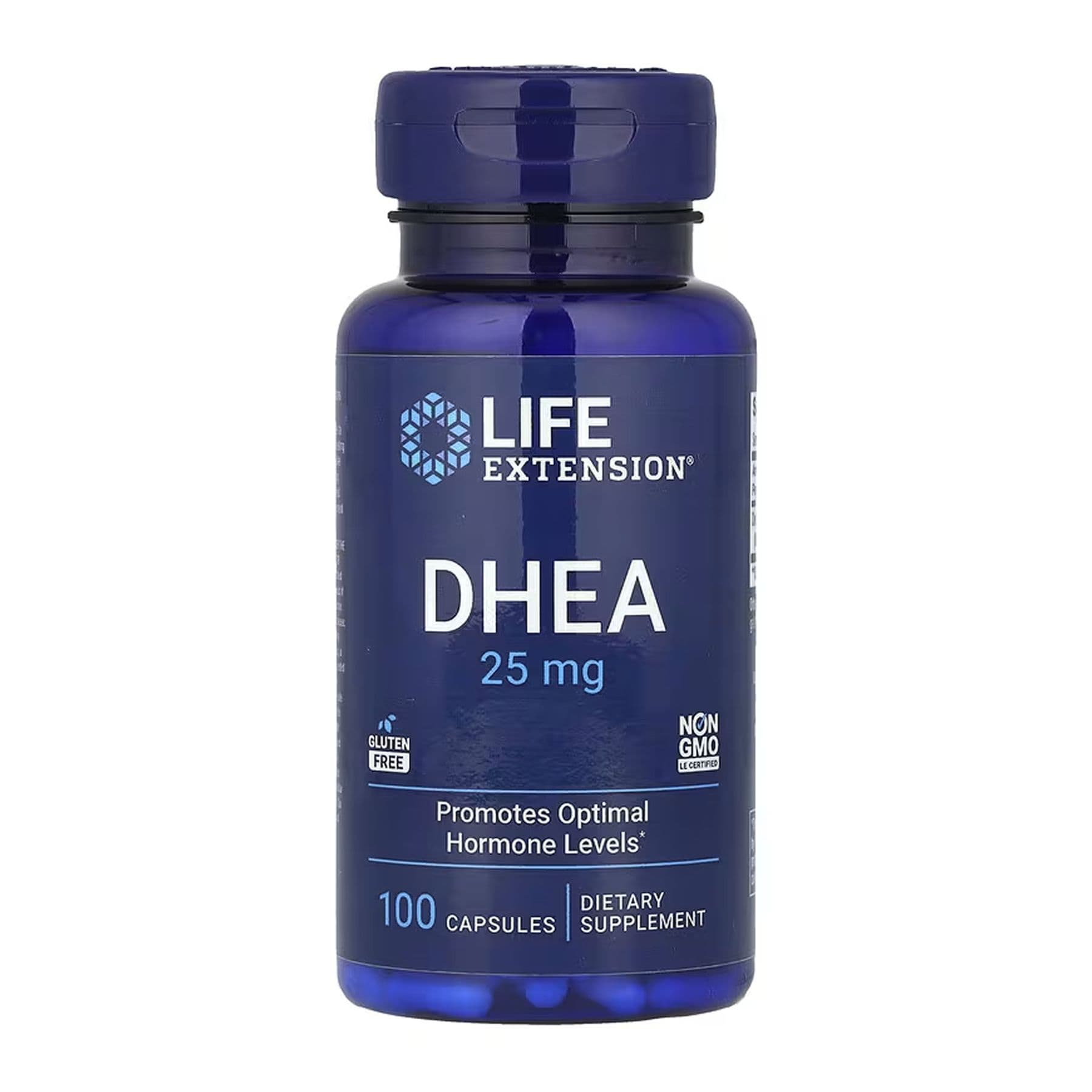 DHEA 25 мг, 100 капсул, Life Extension