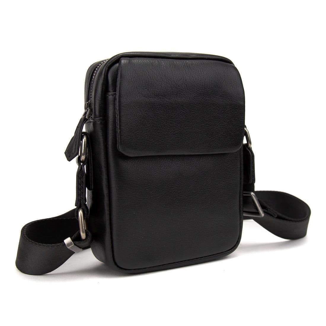 Чоловіча міні-сумка через плече шкіряна Tiding Bag 8019A