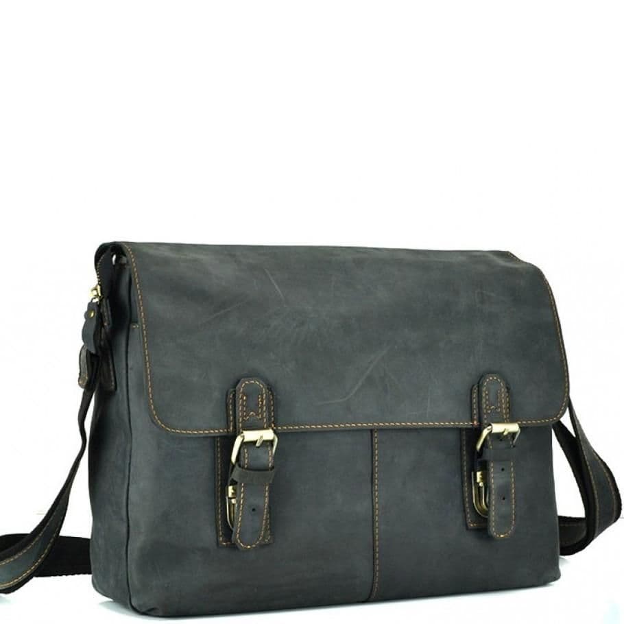 месенджер чорний через плече Tiding Bag 6002A-1