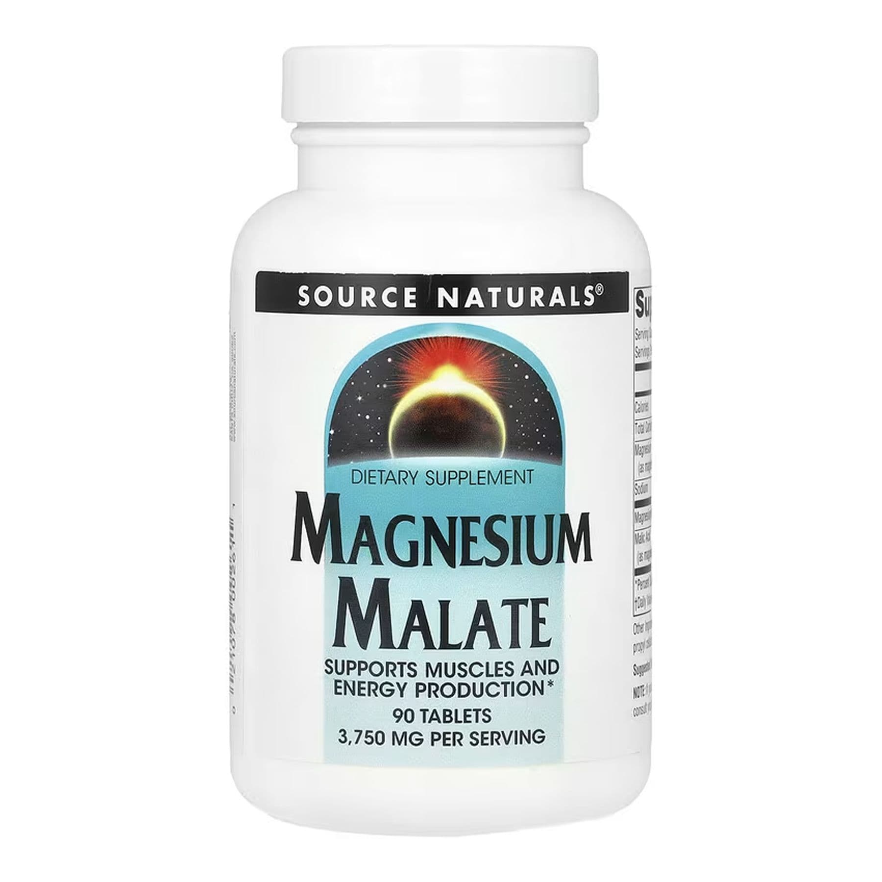 Малат магния 3750 мг, 90 таблеток, Source Naturals