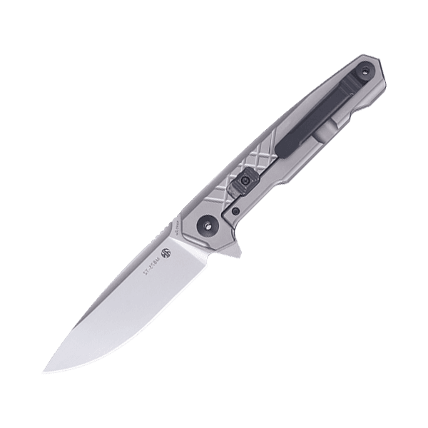 Ніж складаний туристичний Ruike M875-TZ, (8.9 см) N690Co / TC4 (титан) сірий