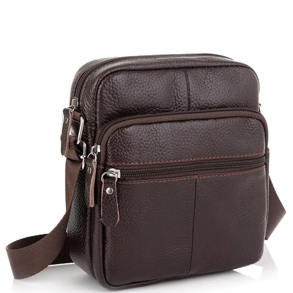Коричнева чоловіча сумка Tiding Bag NM20-2610DB