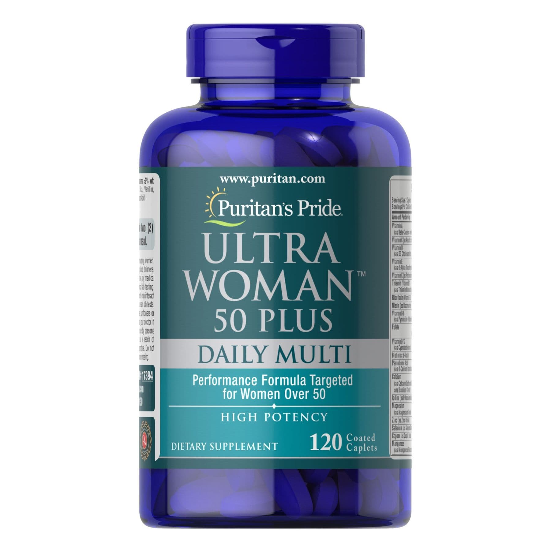 Ultra Woman 50 Plus Multi-Vitamin, 120 капсул