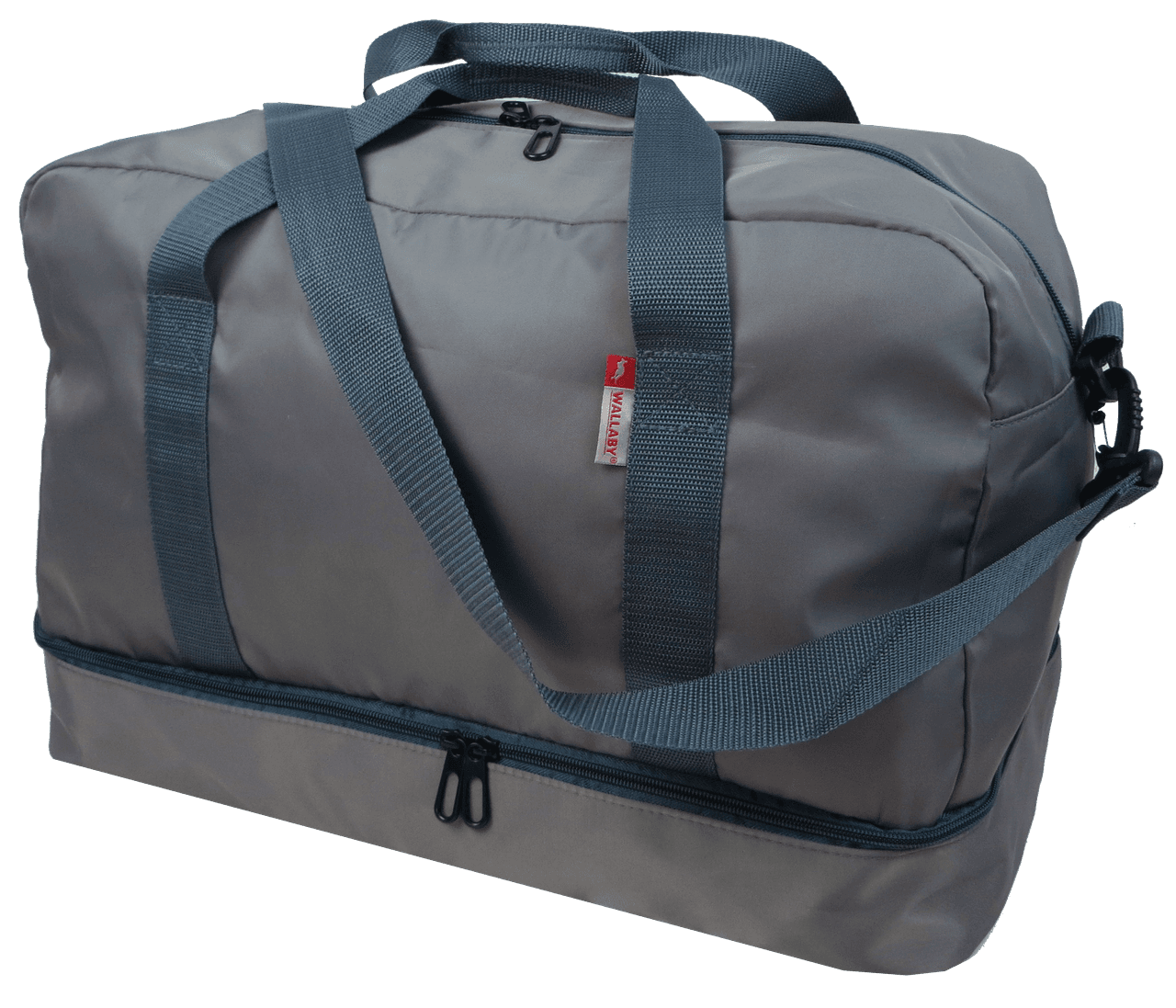 Дорожная сумка с отделом для обуви 40L Wallaby серый