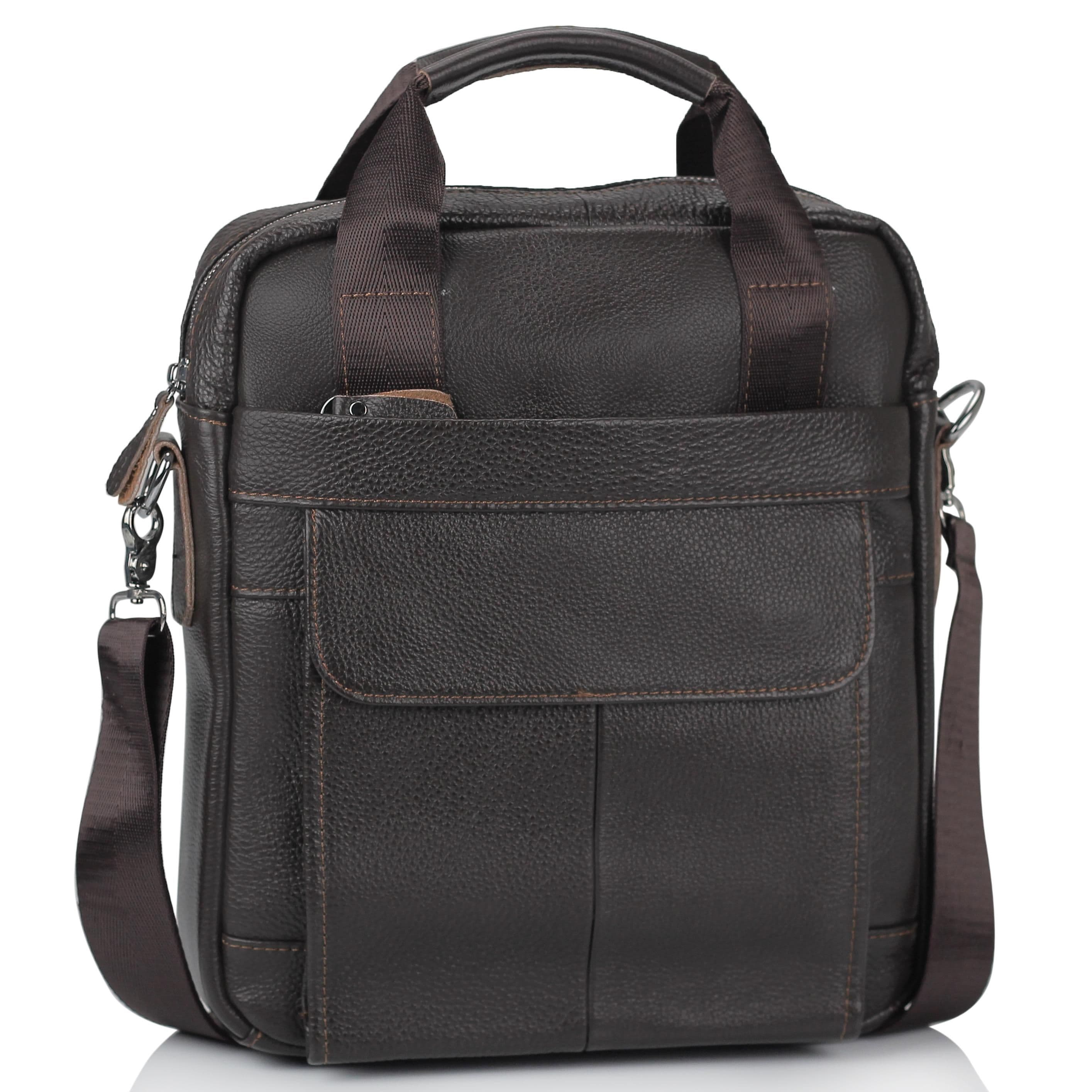 Сумка через плече шкіряна чоловіча Tiding Bag M38-8861DB