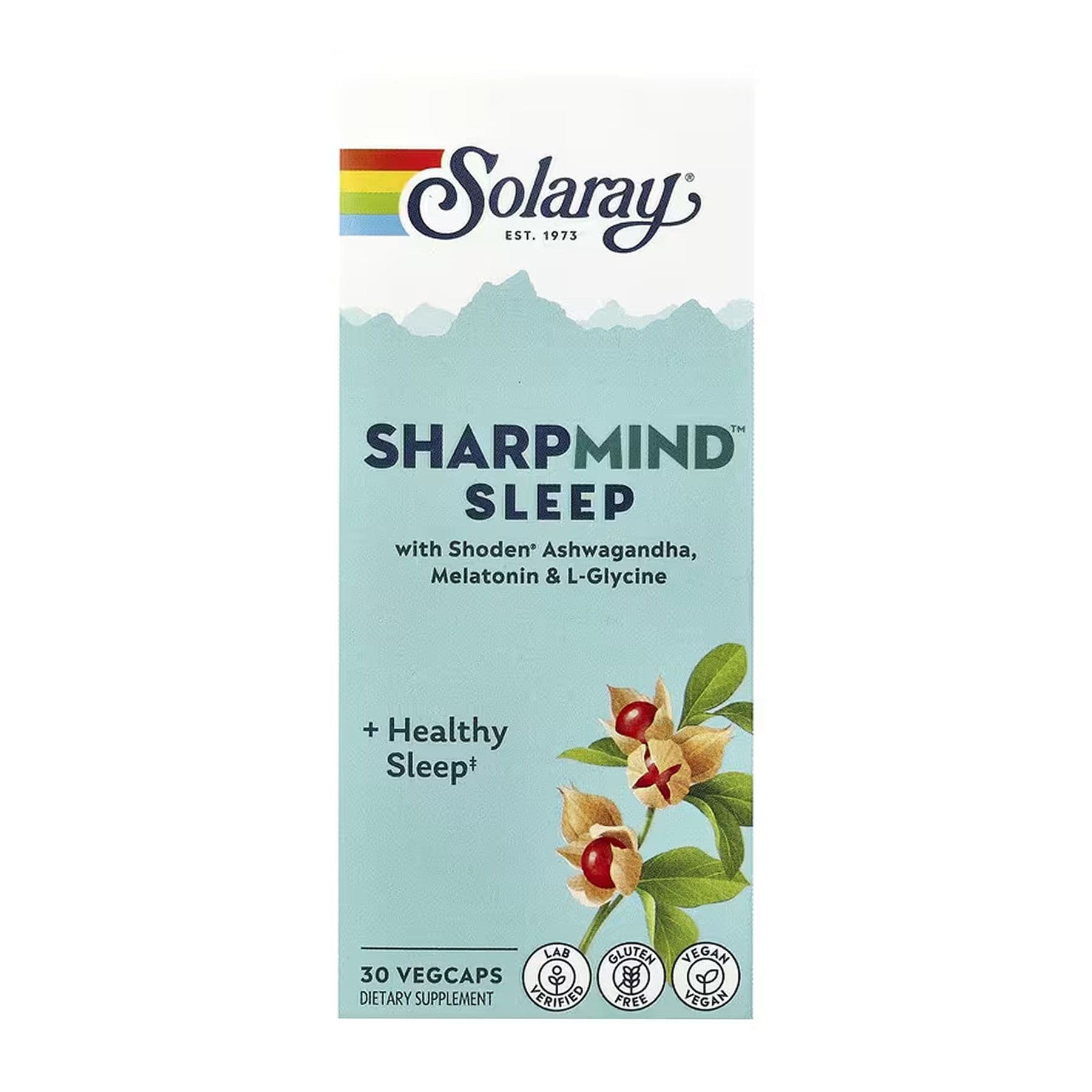 SharpMind Nootropics — для сну, 30 вег. капсул, Solaray
