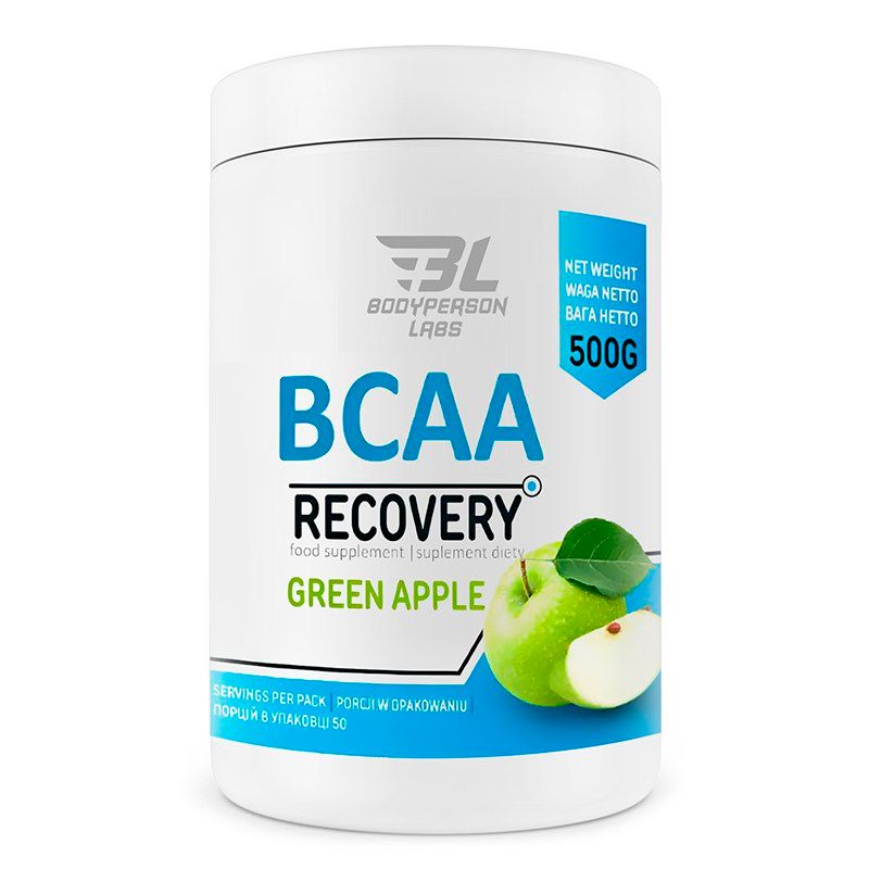 BCAA Recovery, 500 г, зелене яблуко