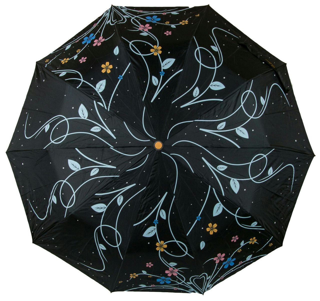 Женский зонт полуавтомат Bellisimo черный