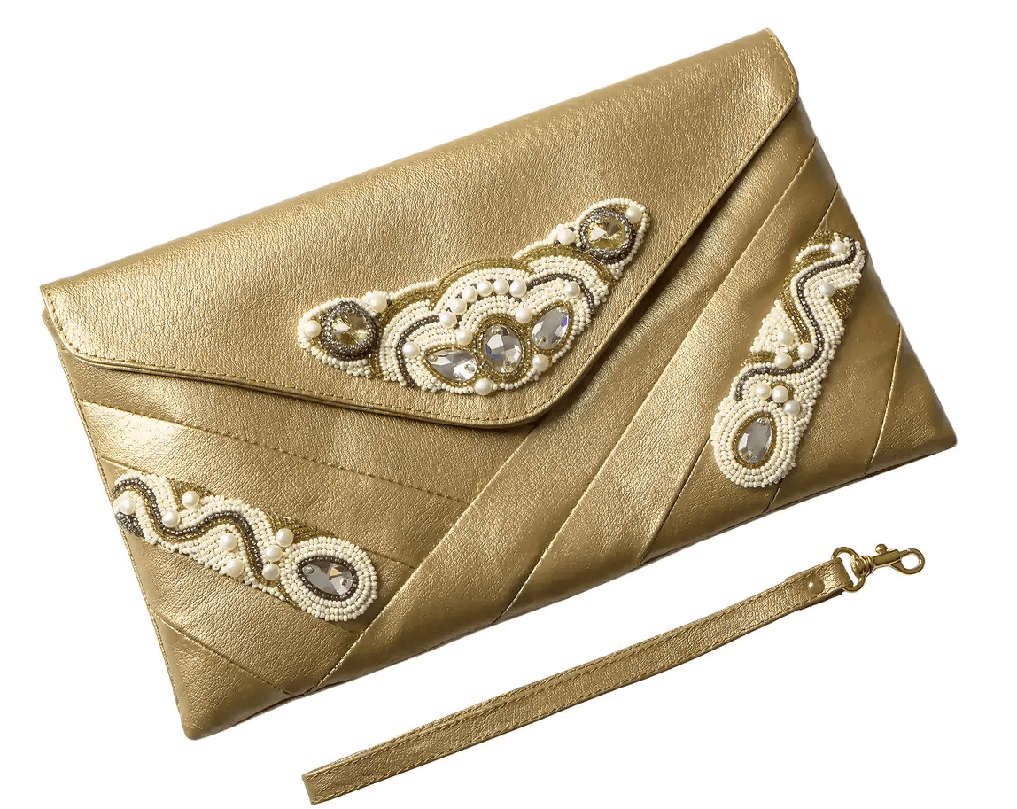 Клатч из кожи Exotic Leather Коричневый (pc01)