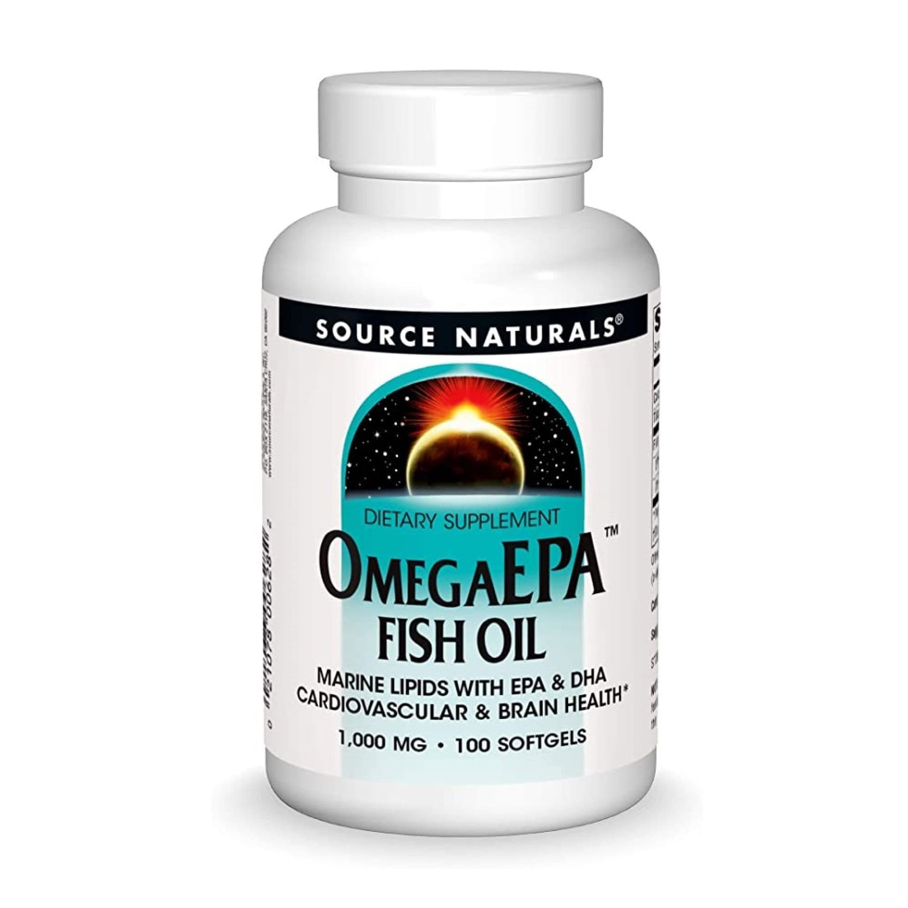 OmegaEPA риб'ячий жир 1000 мг, 100 капсул софтгель, Source Naturals