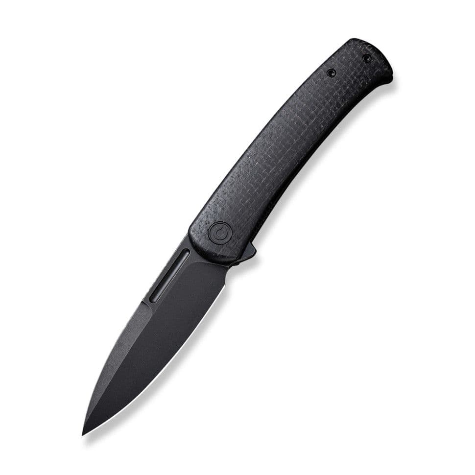 Ніж складаний туристичний Civivi Caetus Flipper, (8.8 см) Damascus / Carbon Fiber