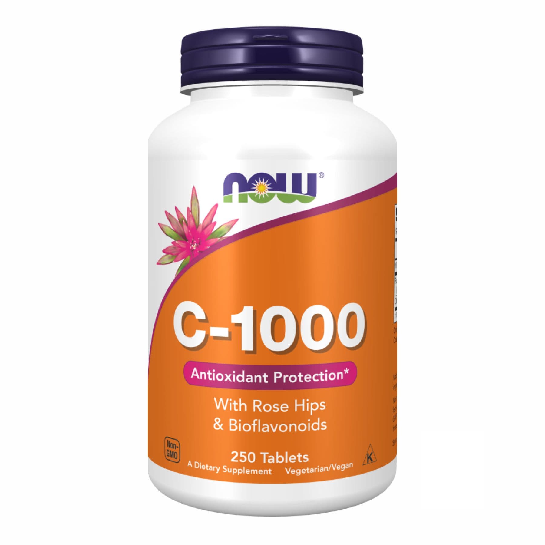 Витамин C-1000 с шиповником, 250 таблеток, Now Foods